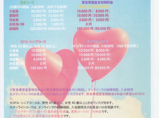 本庄bridaly　料金表